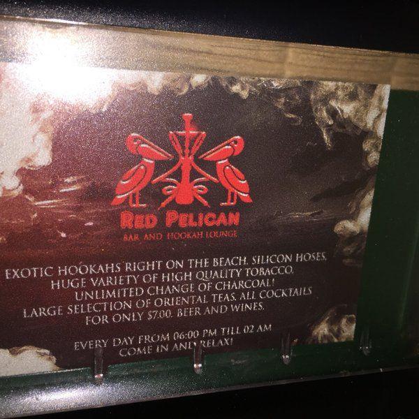 Red Pelican Logo - Photos at red pelican bar and hookah lounge - Lounge in Hollywood Beach