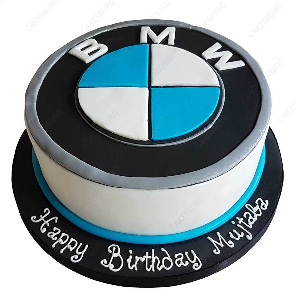 Green BMW Logo - BMW Logo Cake