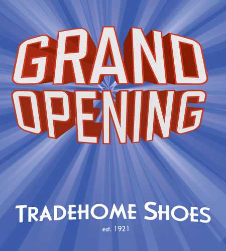 Tradehome Shoes Logo - Event Shoes Grand Opening!. Westgate Mall. Amarillo, TX