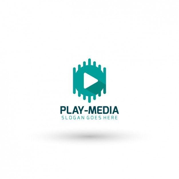 Media Player Logo - Video player logo template Vector