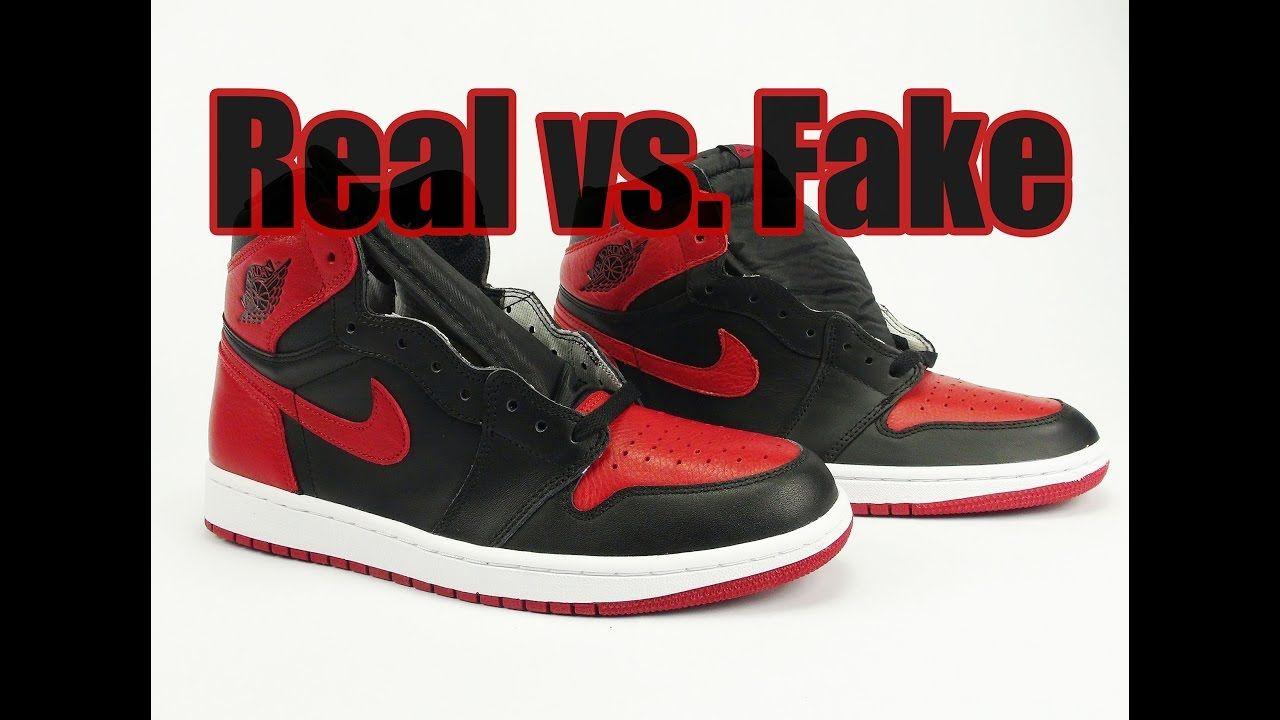 Air Jordan Fake Logo - Real vs. Fake Air Jordan 1 Banned Bred 2016 Legit Check