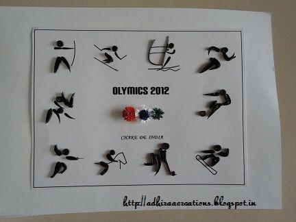 Quilling Sports Logo - Adhiraacreations: Go India Go