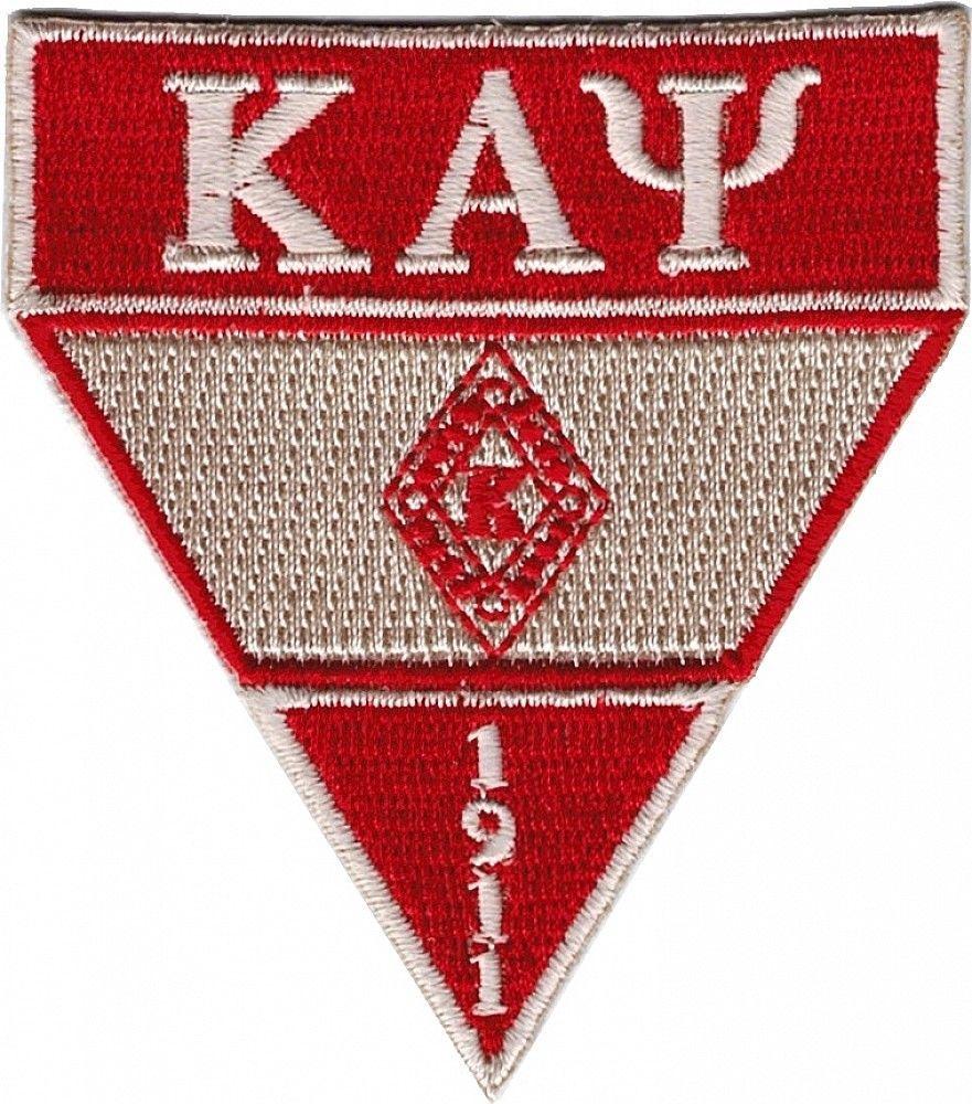 Crimson Military Logo - Kappa Alpha Psi Military Style Iron-On Patch [Crimson Red/Cream - 3 ...