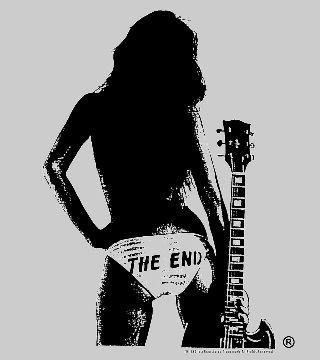 Girl Black Logo - THE END® girl Logo, black ink. Johnny Reimer & THE END® Official