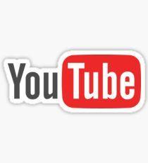 Small YouTube Logo - Youtube Logo Stickers | Redbubble