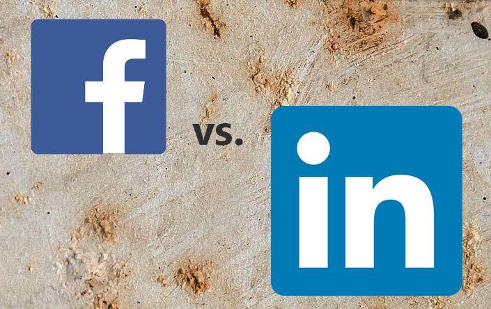 Facebook Instagram LinkedIn Logo - The important difference between LinkedIn and Facebook