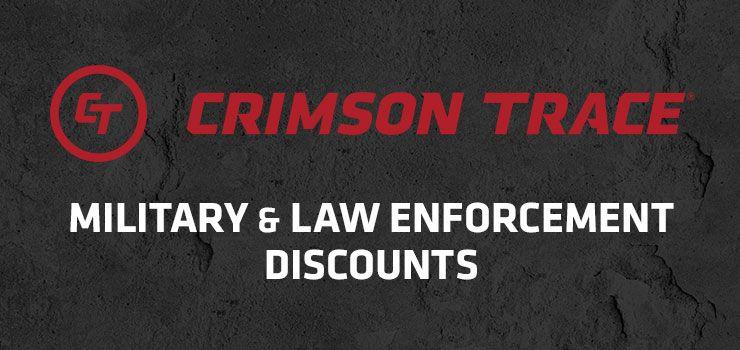 Crimson Military Logo - Military & Law Enforcement Discounts | Official Crimson Trace