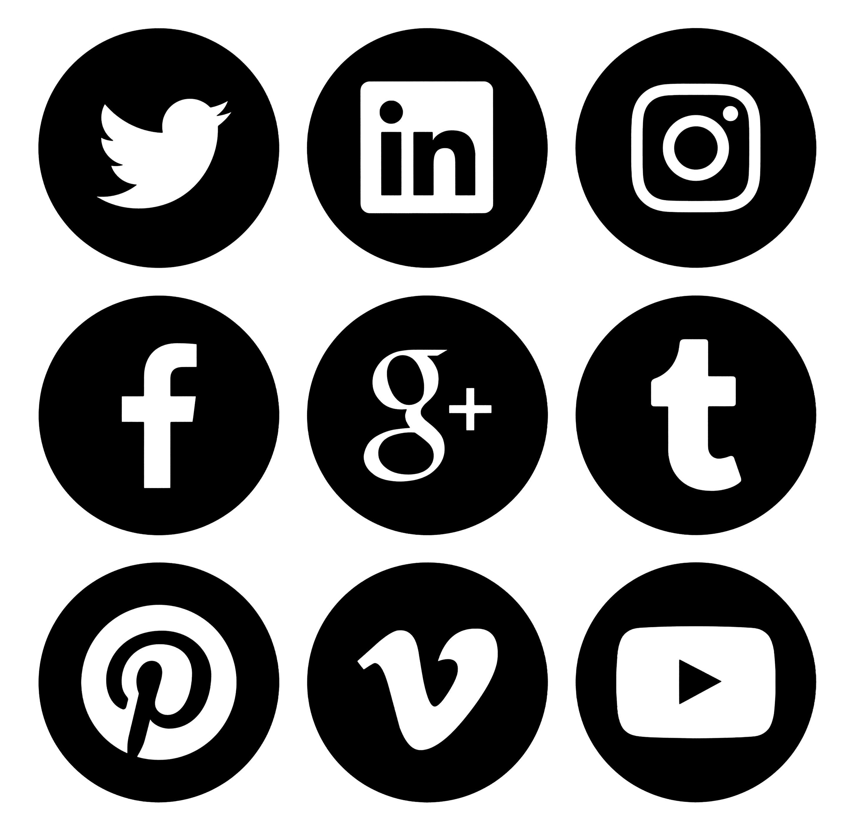 Facebook Instagram LinkedIn Logo - How Much Time Are You Spending On Social Media?. MIX 100.5