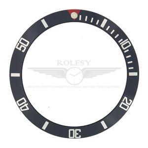 Double White Red Triangle Logo - Bezel Insert f/ Rolex Submariner 16610 16800 Double Red Triangle