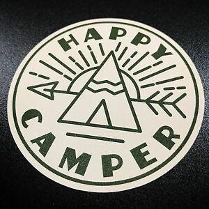 Happy Camper Logo - Happy Camper Teepee - Sticker | eBay