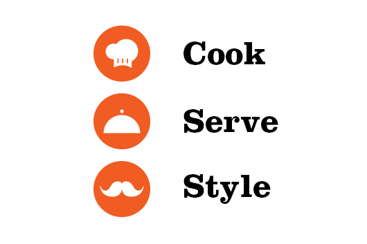 Serve Logo - Cook & Serve