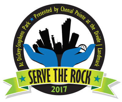 Serve Logo - Serve The Rock - Create Little Rock