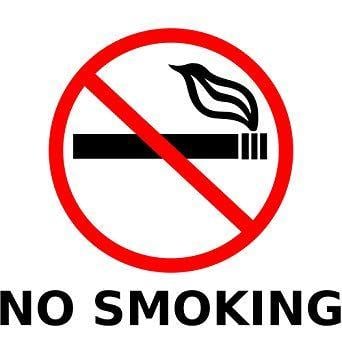 Smoking Logo - Rubyart Sign Board For No Smoking Logo (24 x 24 inches): Amazon.in ...