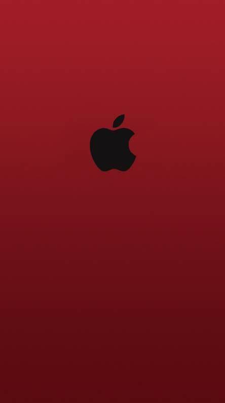 Red and Peach Logo - Apple red logo white Ringtones and Wallpaper by ZEDGE™