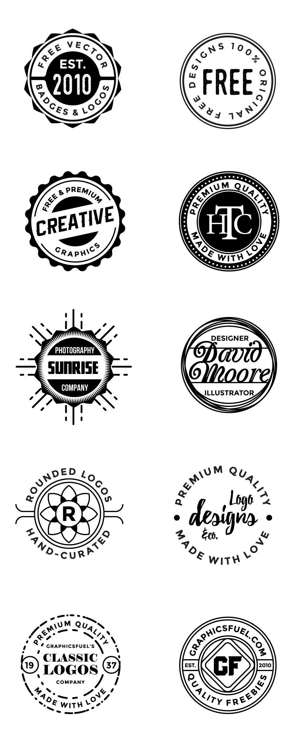 Circle Round Logo - Free Circular logos And Badges