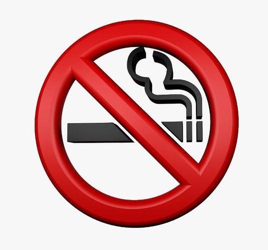 Smoking Logo - No Smoking Logo 3D model | CGTrader
