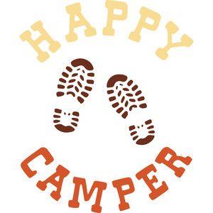 Happy Camper Logo - Silhouette Design Store - View Design #273216: happy camper logo