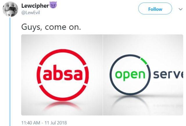 Serve Logo - People Are Tearing Absa's New Logo To Shreds