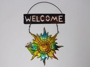 Colored Sun Logo - Metal Colored Sun Welcome Sign - Copper Color Look - New | eBay