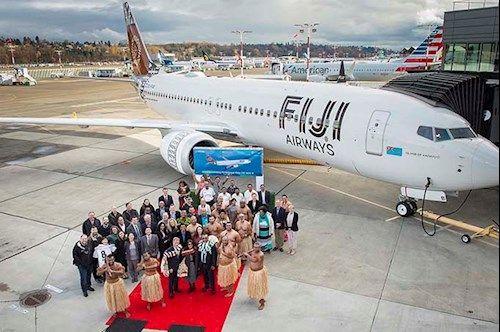 Fiji Airlines Company Logo - Boeing Delivers Fiji Airways' First 737 MAX Airplane