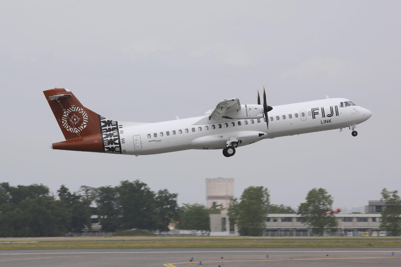 Fiji Airlines Company Logo - ATR Aircraft