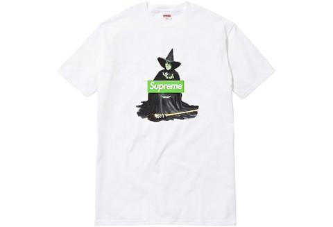 White and Green Box Logo - Supreme Undercover Witch White Tee