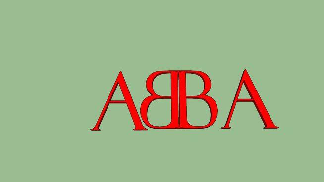 Abba Logo - ABBA Logo | 3D Warehouse