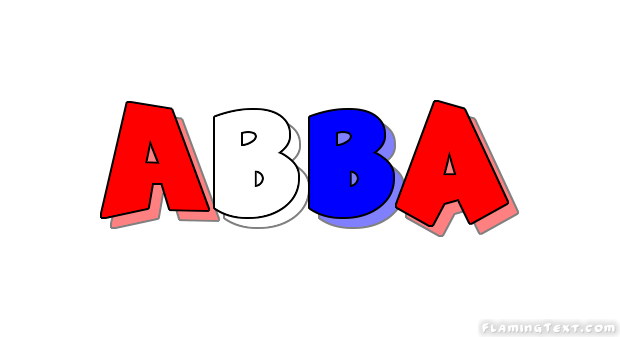 Abba Logo - United States of America Logo | Free Logo Design Tool from Flaming Text