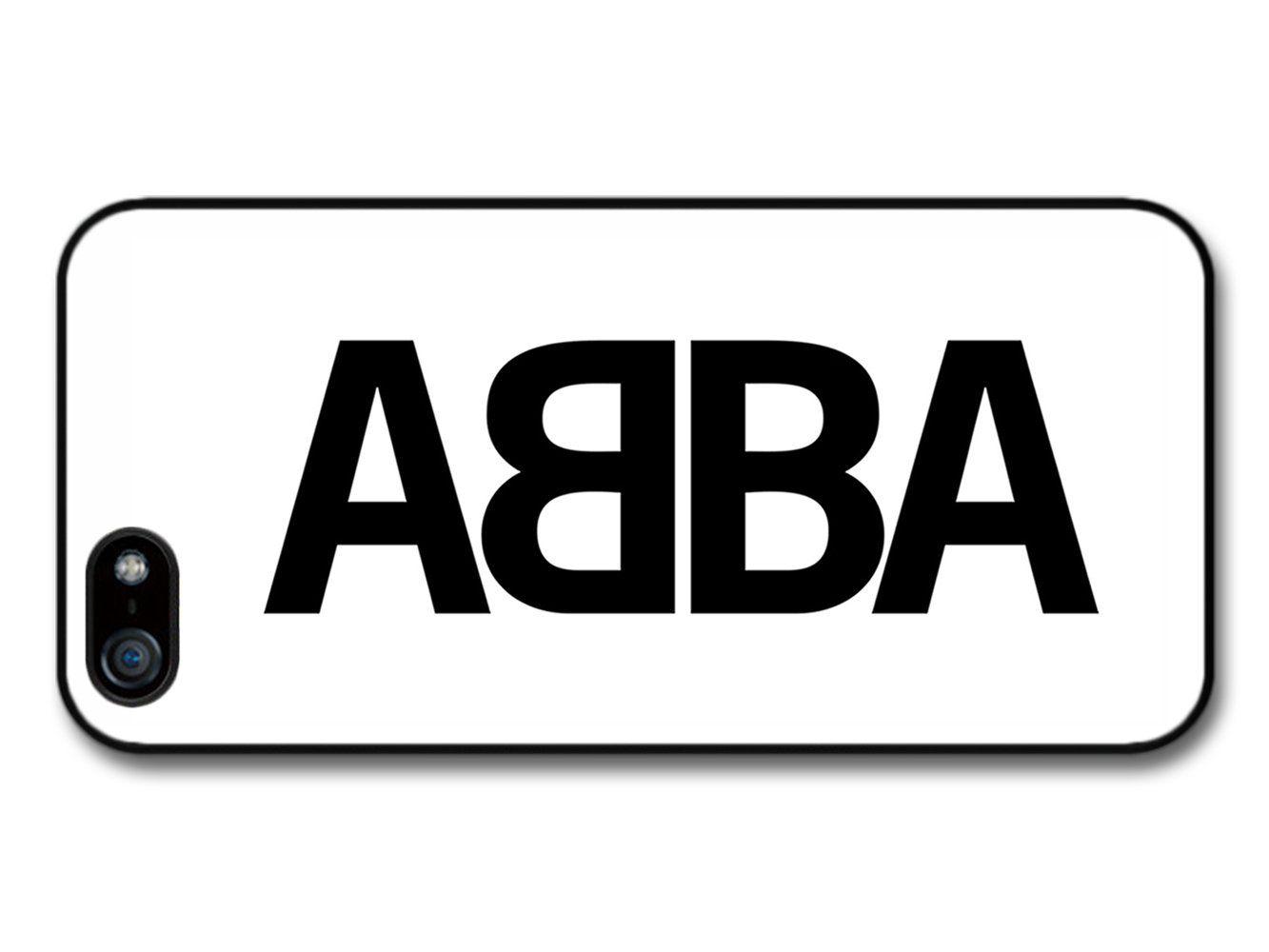 Abba Logo - Abba Logo Black and White case for iPhone 5 5S: Cell