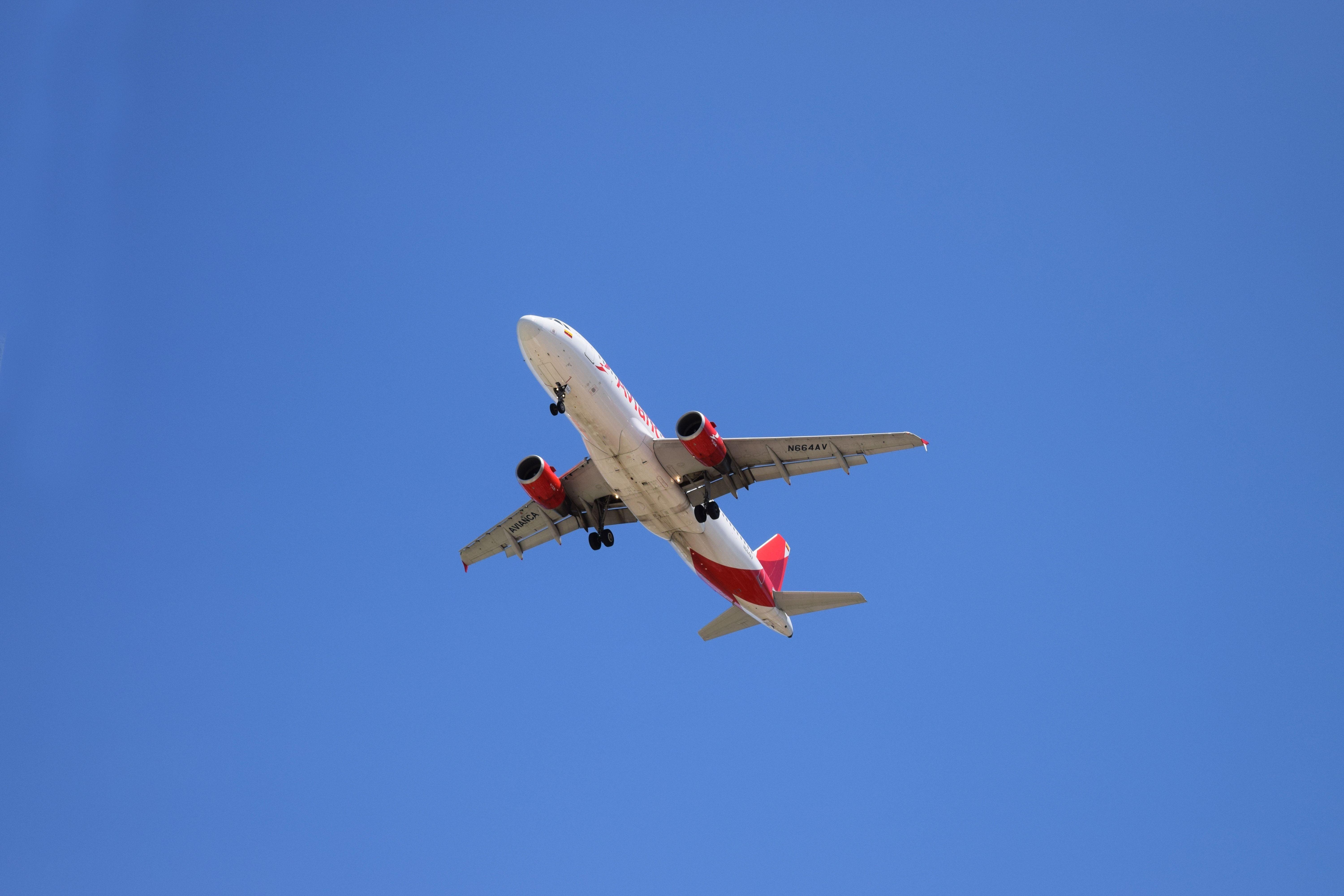 Blue and Red Plane Logo - white and red airplane free image