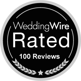 5 Star WeddingWire Logo - weddingwire 100 reviews