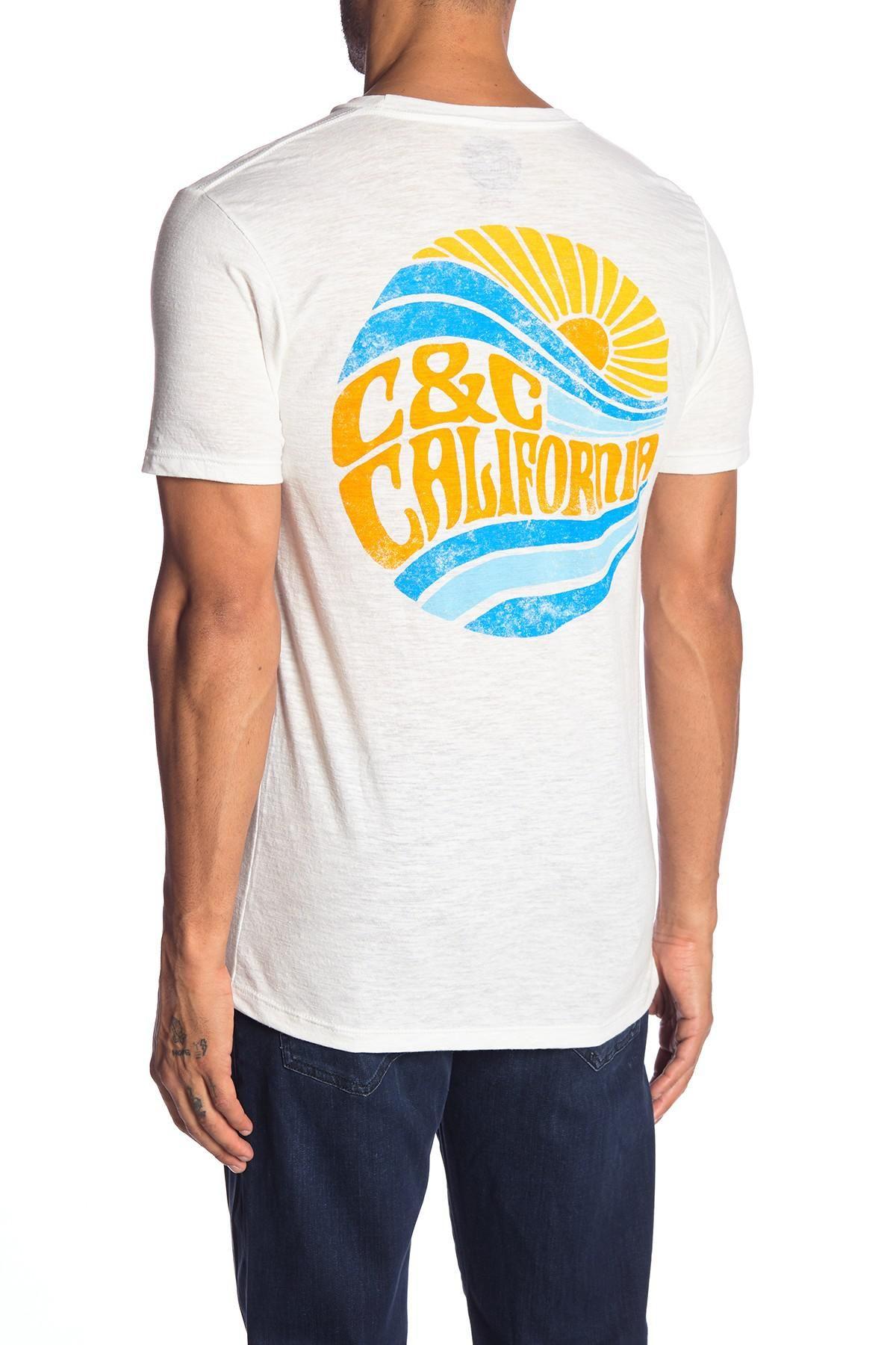 C&C California Clothing Logo - Lyst - C&C California Double Daze Tee in White for Men