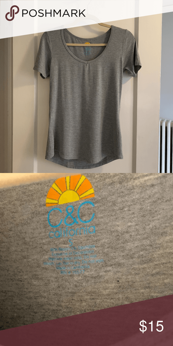 C&C California Clothing Logo - NWOT - C&C California Gray Soft V-Neck T Shirt | My Posh Picks ...