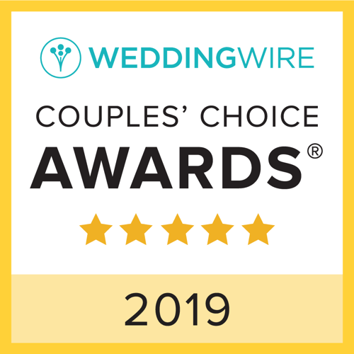 5 Star WeddingWire Logo - Couples' Choice Awards®