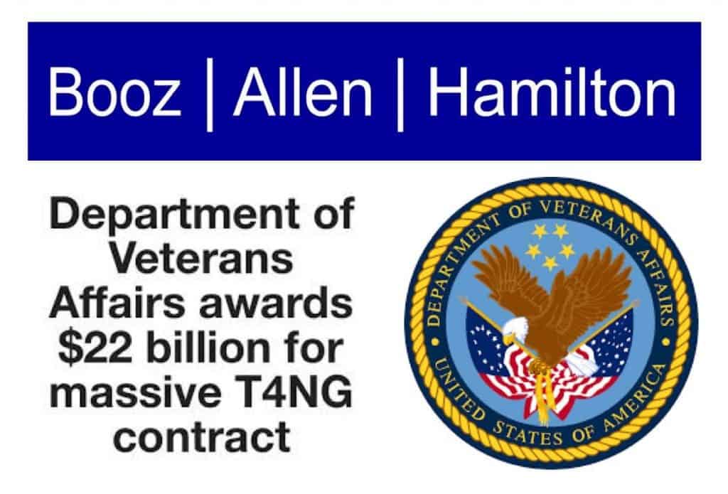 Booz Allen Hamilton Logo - VA Sweetheart Booz Allen Given Part Of $22 Bil Contract