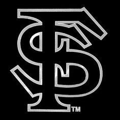 Black and White FSU Logo - 62 Best FLORIDA STATE! images | Florida state football, Florida ...