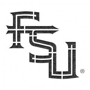 Black and White FSU Logo - FSU Seminole Apparel | Magnets + Decals - Accessories