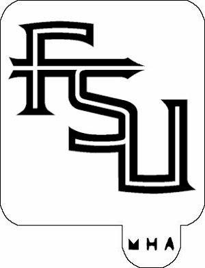 Black and White FSU Logo - Barber Stencils|Hair Designs in 7 Minutes|MrHairArt