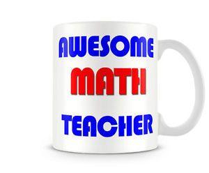 Awesome Math Logo - AWT_001 Awesome MATH teacher mug humorous gift funny custom