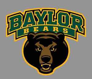 Baylor Bears Logo - Baylor Bears Logo 6 Premium Vinyl Decal Bumper Window Sticker