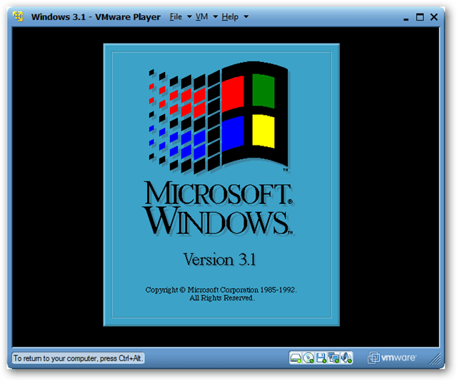 Windows 3.11 Logo - Geek Fun: Virtualized old school Windows 3.11