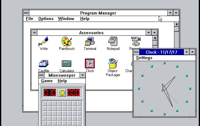 Windows 3.11 Logo - Windows 3.11 | ClassicReload.com