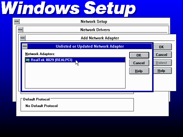 Windows 3.11 Logo - Connecting to the With Windows for Workgroups 3.11