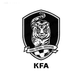 Black Soccer Team Logo - Korea football association soccer team soccer teams decals, decal ...