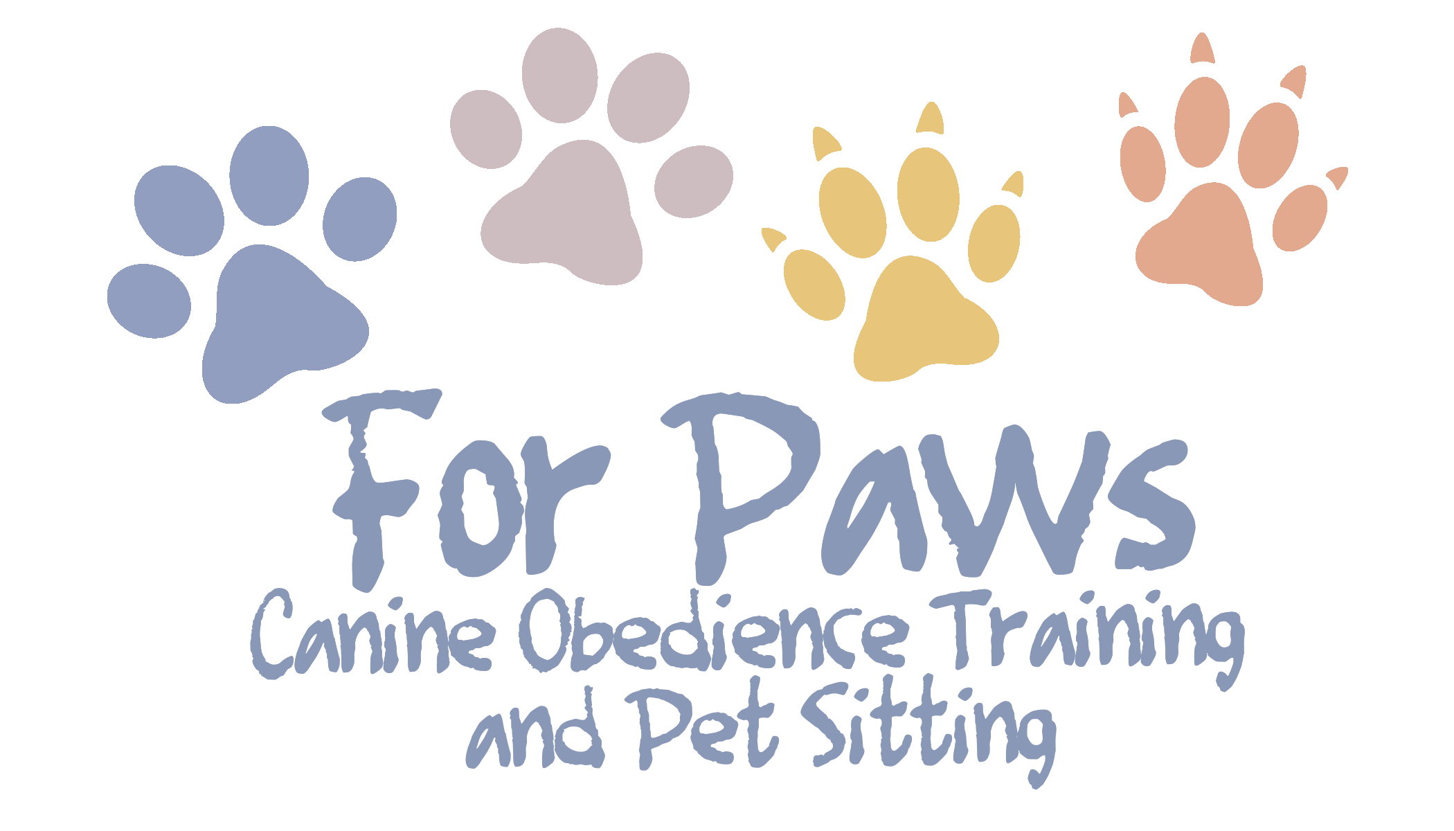 Four Paws Logo - Four Paws | Canine obedience Training and Pet Sitting