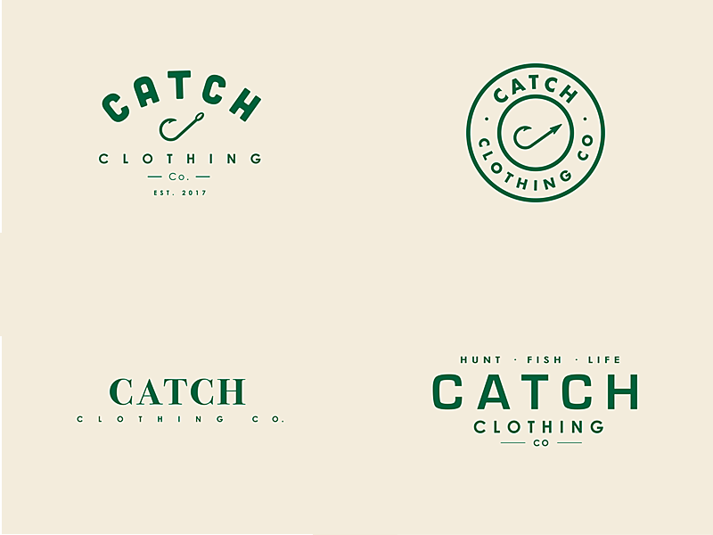 Hunting Clothing Company Logo - Catch Logo by Lil Larry Jonny | Dribbble | Dribbble