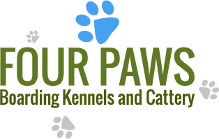 Four Paws Logo - Pet care by Four Paws Boarding Kennels and Cattery, Abergele