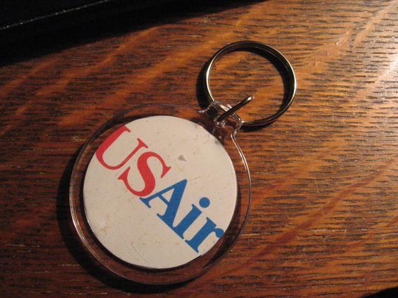 USAir Logo - USAir US Air Airways Keyring USA Logo Pilot Stewardess