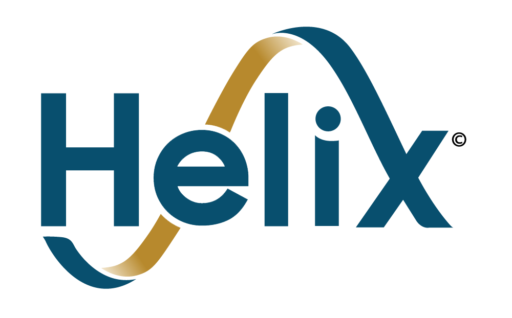 Blue Green Helix Logo - Helix Logos