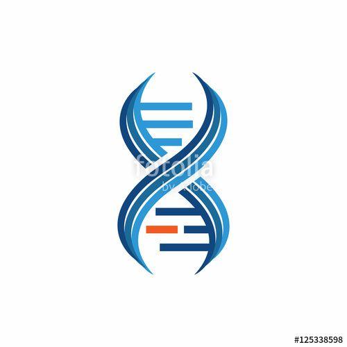 Blue Green Helix Logo - DNA Helix Logo Icon Stock Image And Royalty Free Vector